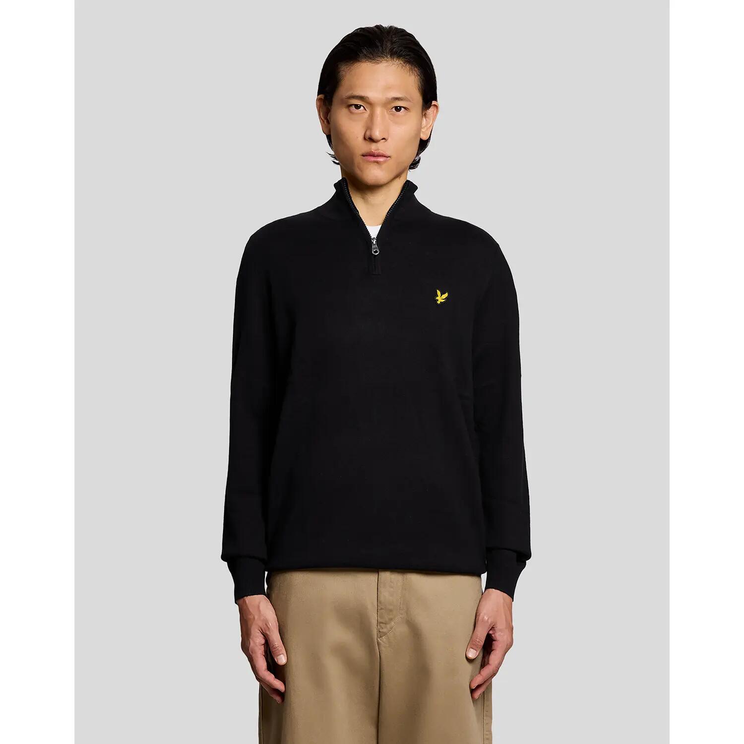 Merinowol 1/4 zip trui Lyle & Scott 4/7