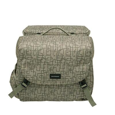 Dubbele fietstas mondi joy double mik ivy , grey