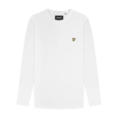 Effen t-shirt met lange mouwen lyle & scott