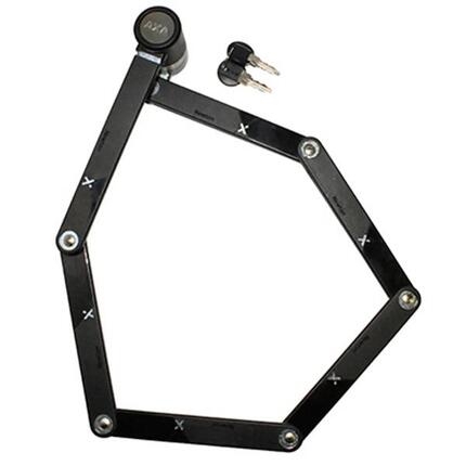 Faltbares Fahrradschloss Typ Messer mit Halterung - Sicherheitsstufe 9/15 Axa-Ba