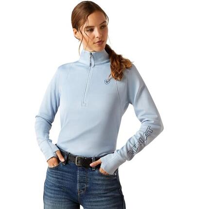 Damen Polarfleece 1/2 Zip Ariat Team EQ
