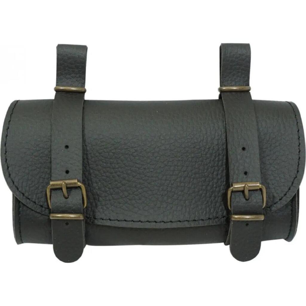 Leather style bicycle saddle bag P2R