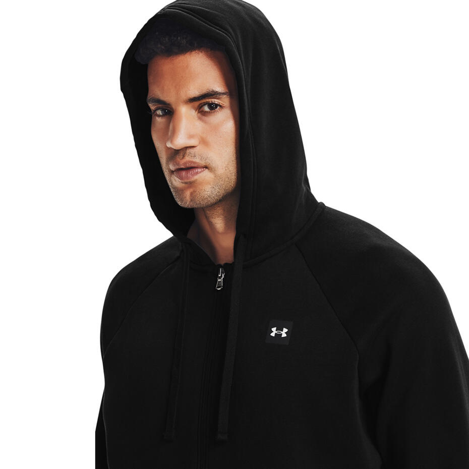 Capot Under Armour UA Rival Fleece FZ Hoodie, Noir, Hommes 6/7