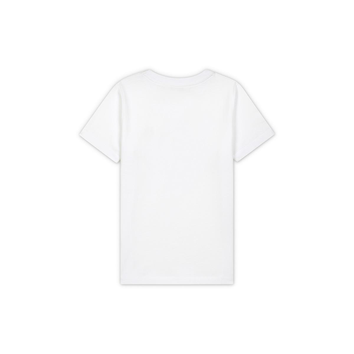 T-shirt col rond garçon - blanc 2/2