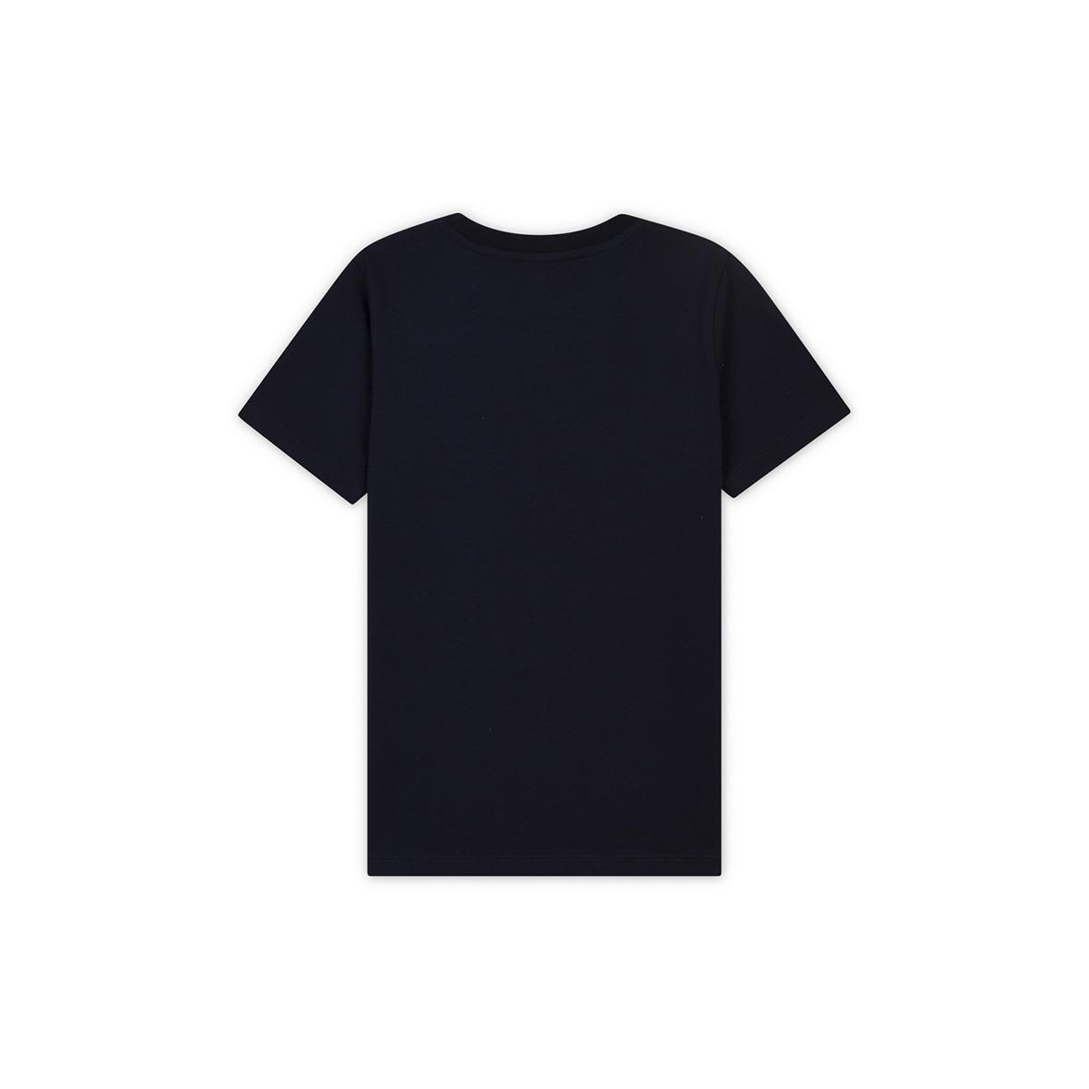 T-shirt col rond lettres garçon - marine 2/2