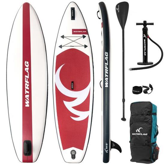 Stand Up Paddle Gonflable WATRFLAG Spinner 10'2"-Qualité Premium-SET - ALLROUND