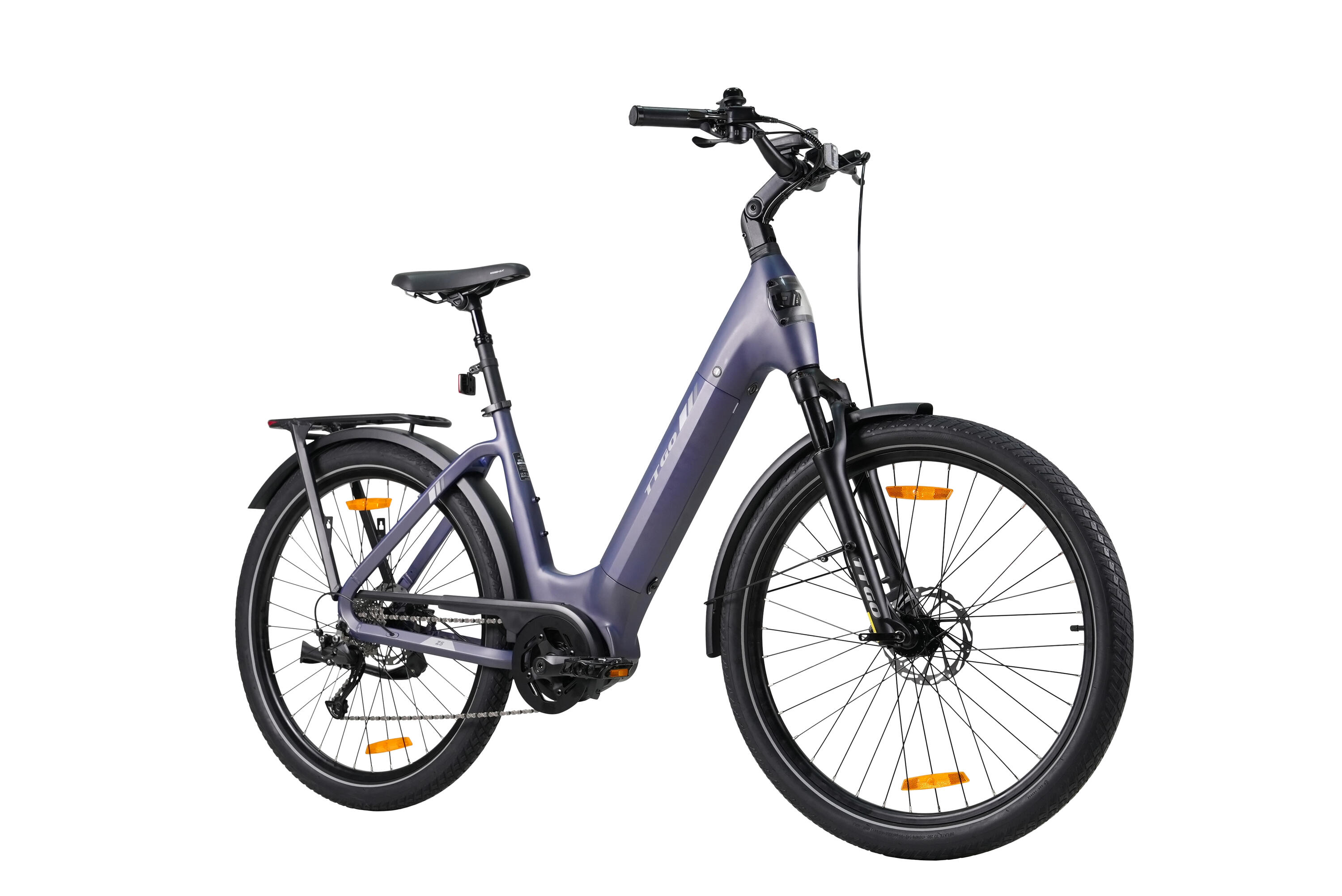 Vélo Électrique 27.5" Cadre bas, Batterie 130km, Freins hyd.,Shimano 9V 2/8