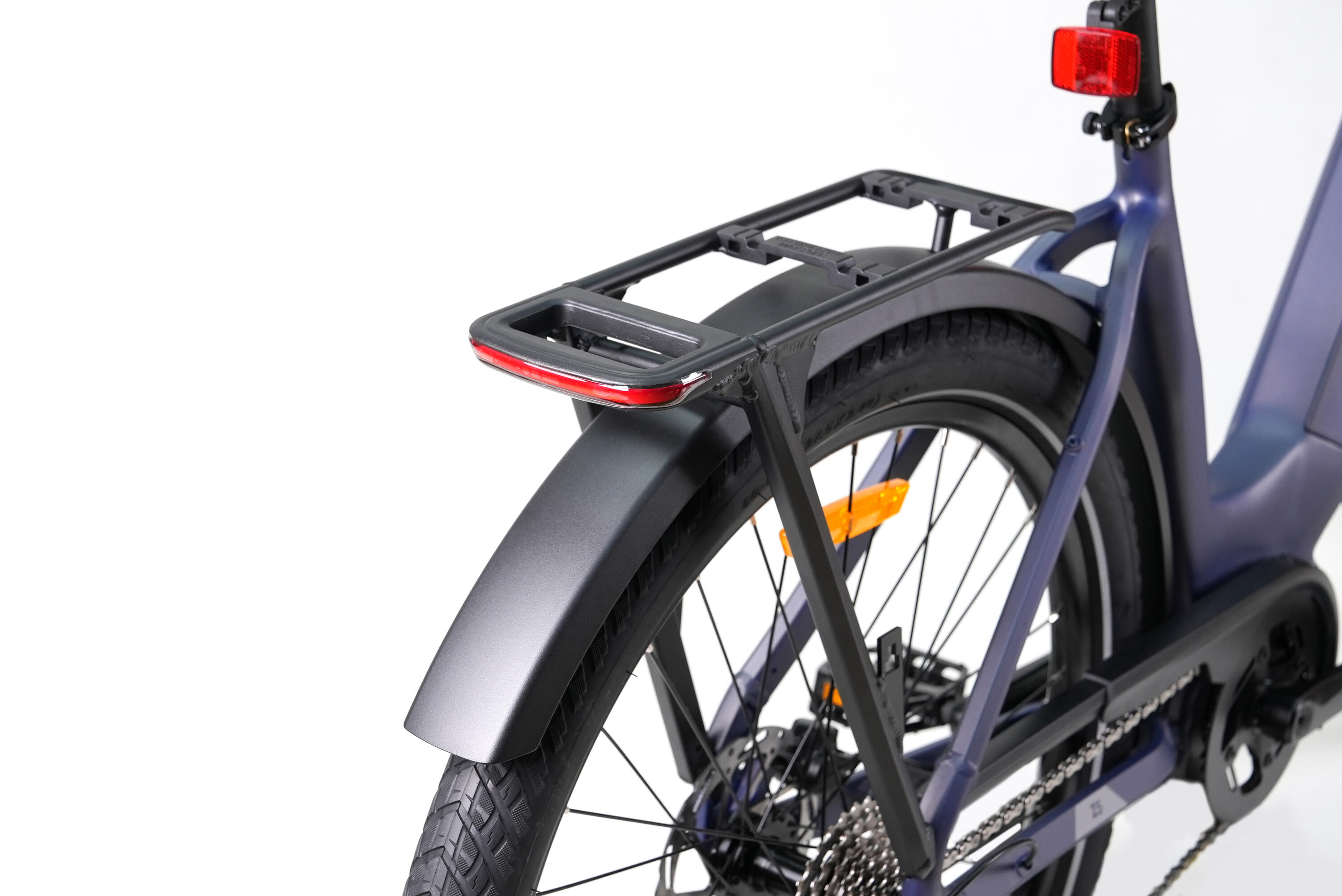 E-Bike entrada baixa Z5 130km bicicleta elétrica unissex azul 6/7