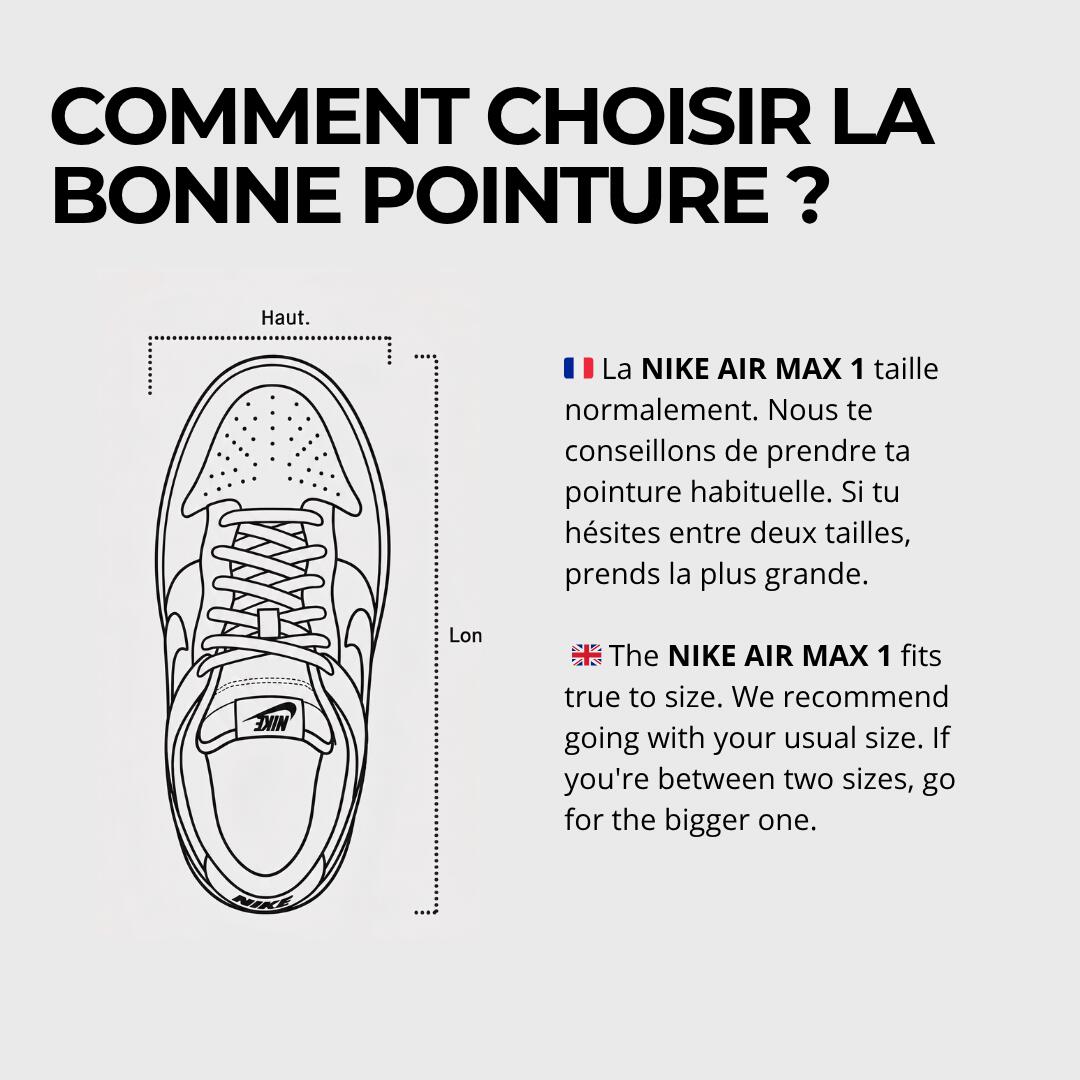 Nike Air Max 1 White Black Neutral Grey (Women's) 5/5