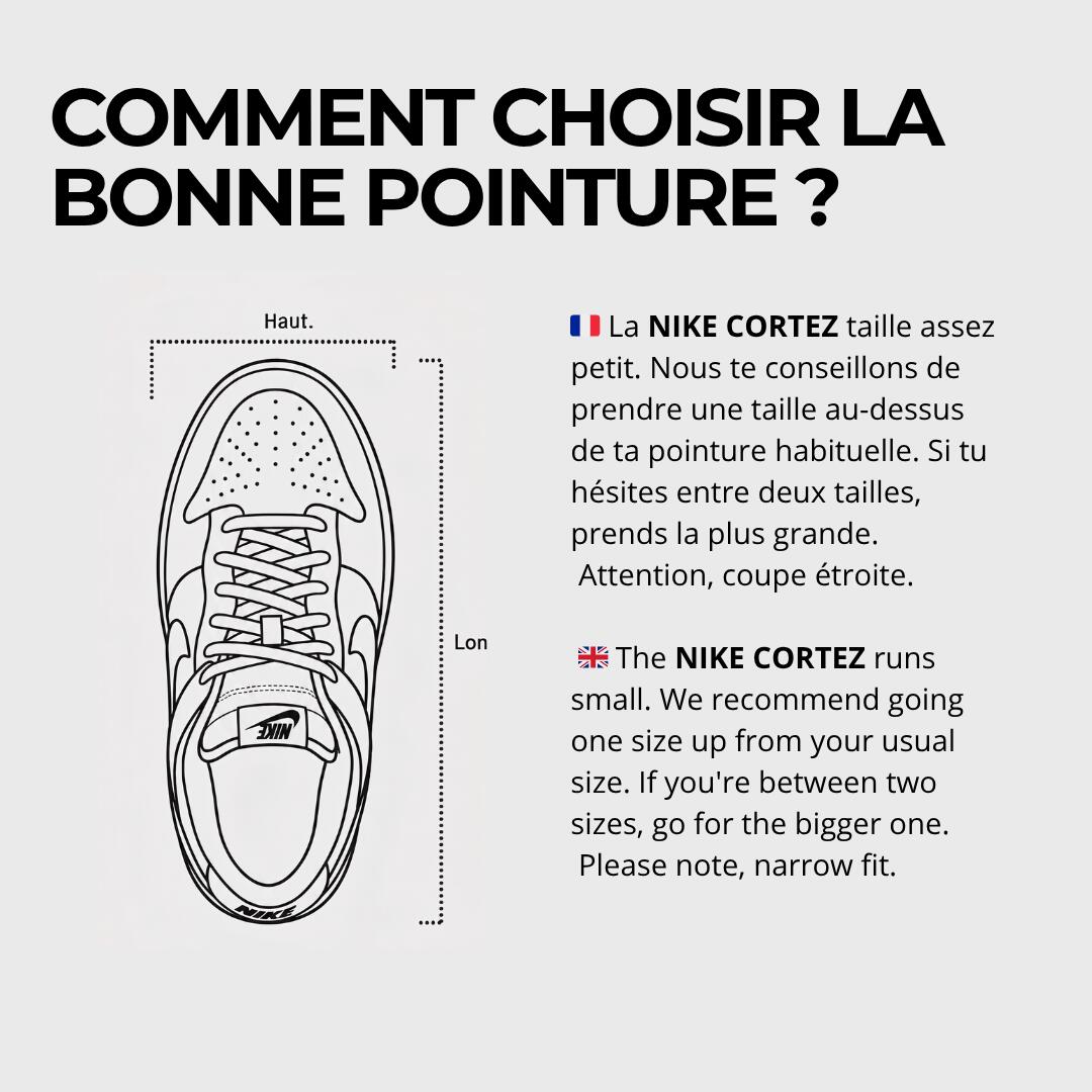 Nike Cortez White Black (2024) (GS) 2/3