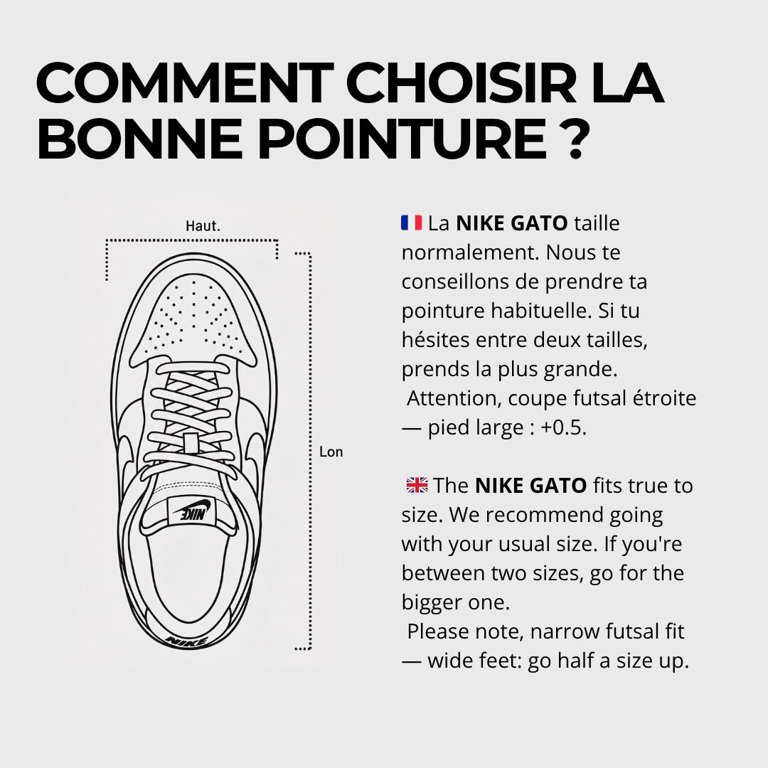 Nike Gato White Gym Red Gum Dark Brown Black 5/5