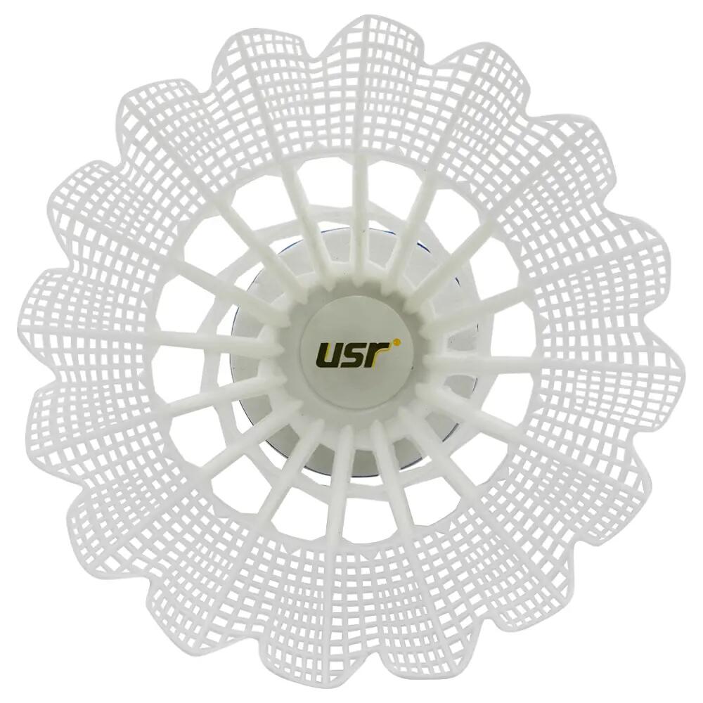 USR Flight 200 Plastik Badminton Topu Beyaz 4/5
