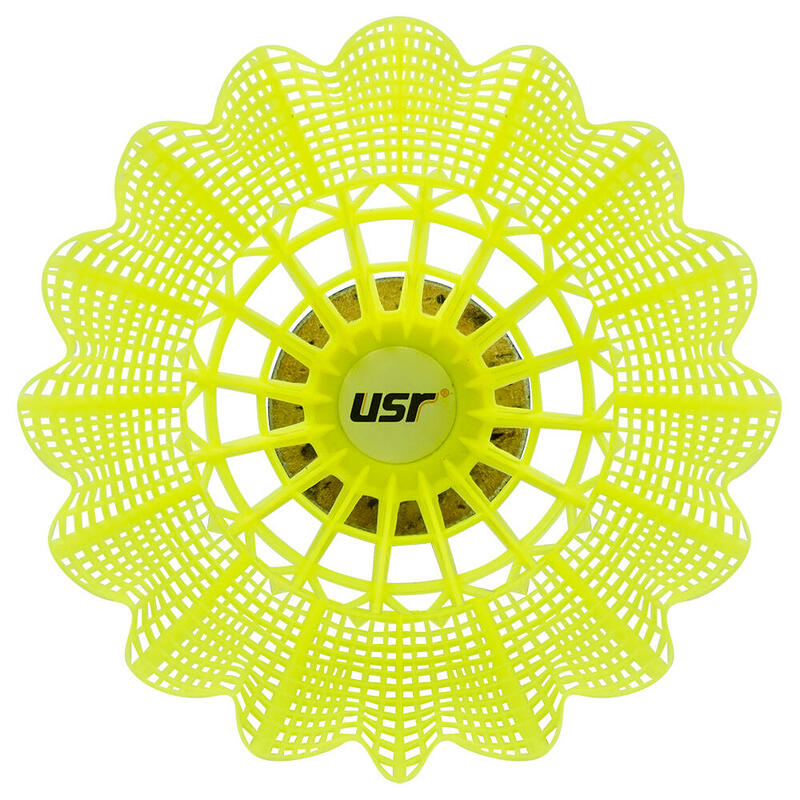 USR Flow 200 Plastik Badminton Topu Sarı
