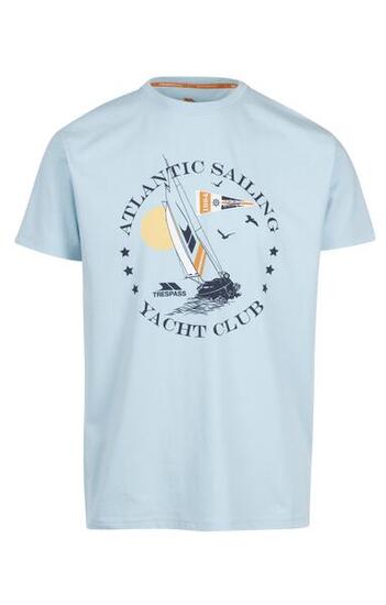 Trespass Cedarf Herren-Casual-T-Shirt mit Print Seafoam