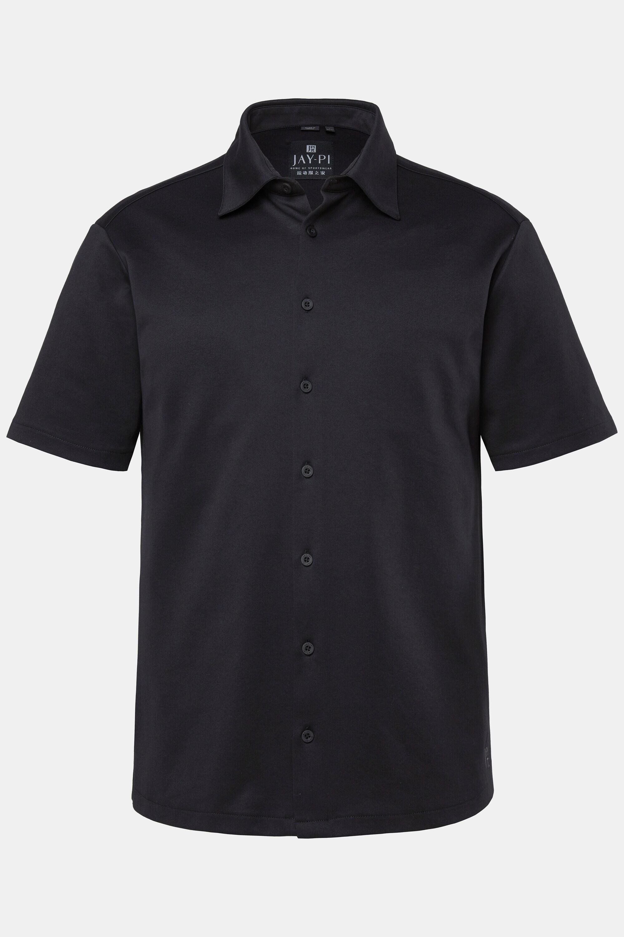 Heren Overhemd outdoor korte mouwen techjersey QuickDry Modern Fit 4/5