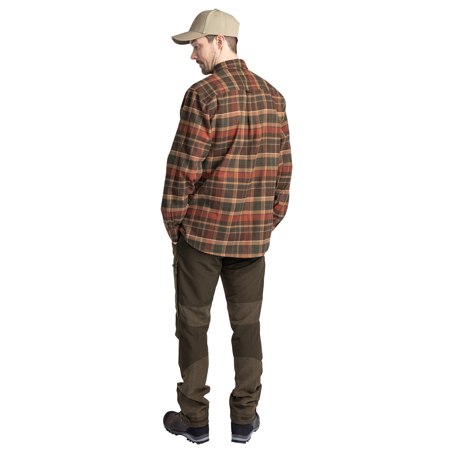 Pinewood Prestwick Exclusive Shirt Herren (D.Green/Terracotta) Größe 5XL 4/5