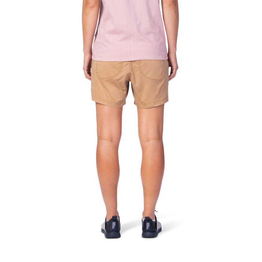 Pantalón corto mujer Hannah Mokka 4/5