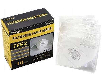 FFP2 Atemschutzmaske 4-lagig ohne Ventil - 10er-Pack