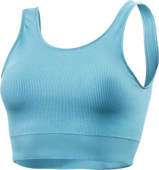 Reggiseno sportivo senza cuciture Klimatex Chitary turchese