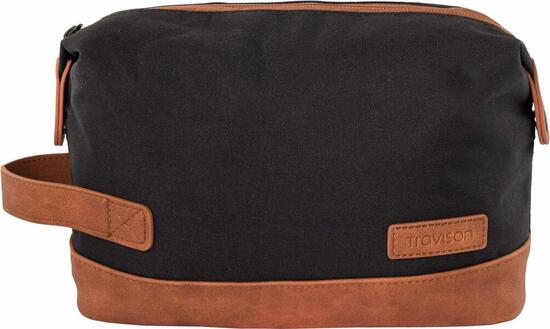 Trousse de maquillage Travison noire - taille ajustable