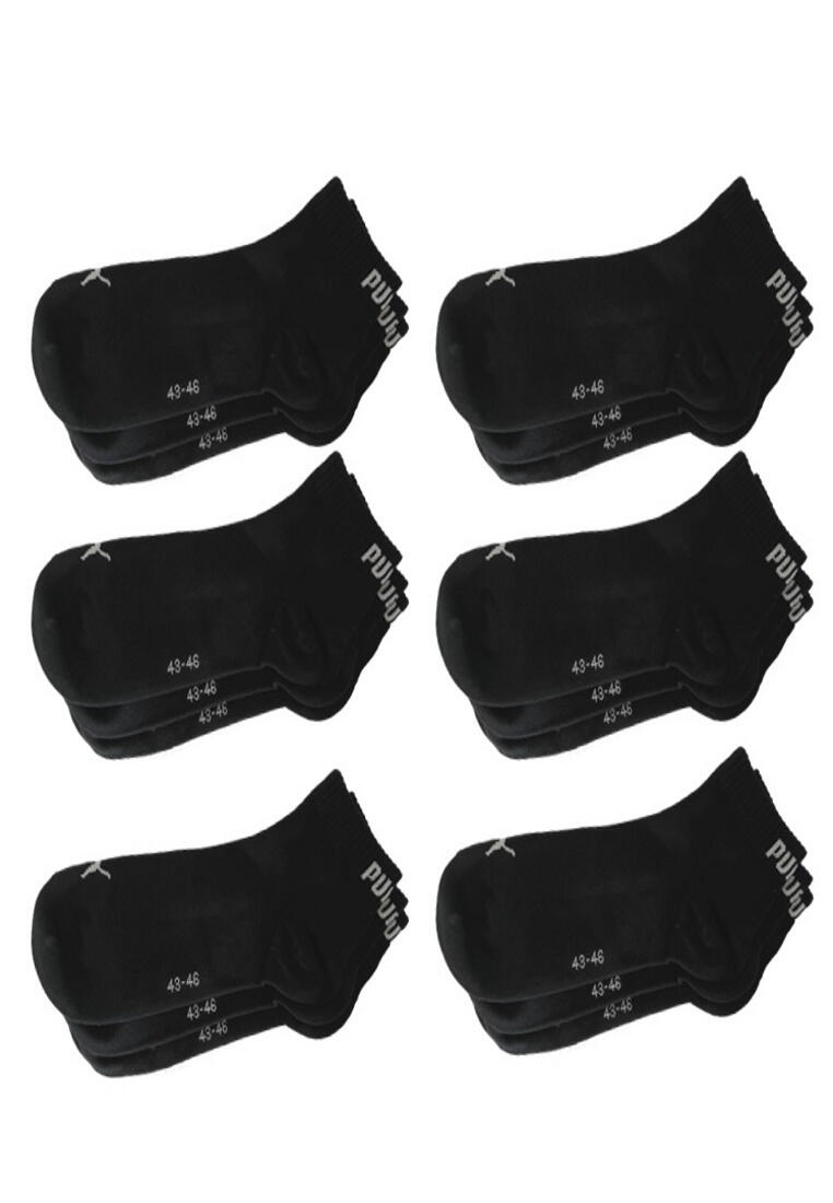 PUMA Puma Quarter Socken 18-Pack schwarz 2.0 1/3