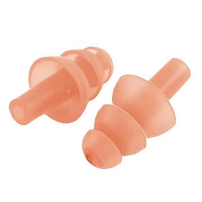 Set di tappi per le orecchie in silicone Silfix arancione