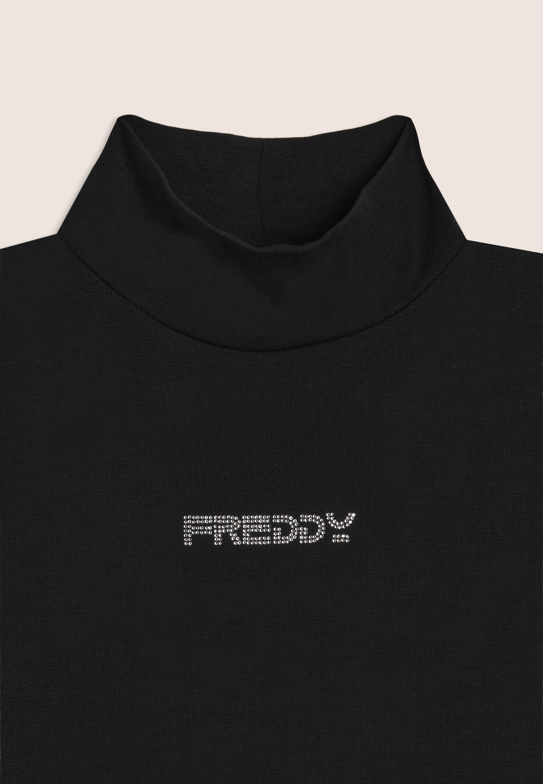 Body Junior a lupetto con logo FREDDY in strass 3/3