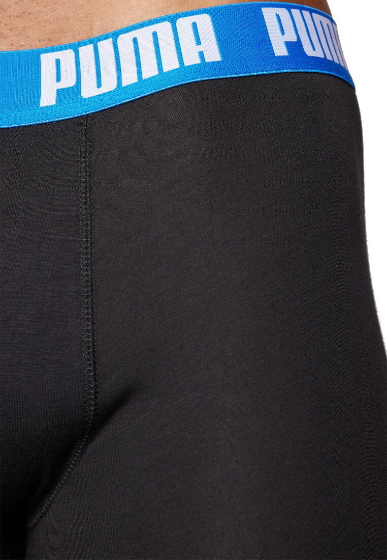 PUMA Puma Herren Boxershorts Organically 4er Pack Black / Blue / Red 3/3