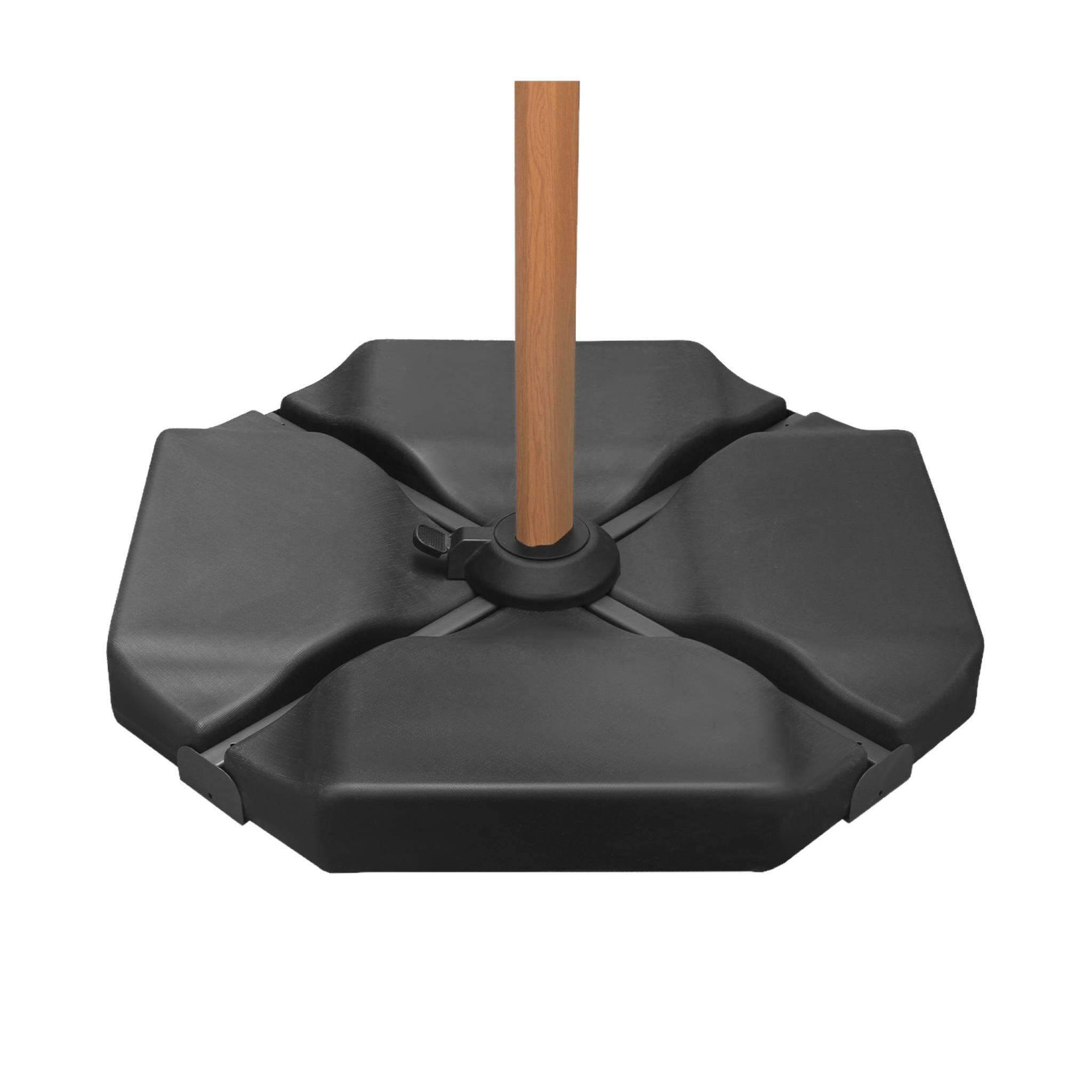 Base para guarda-sol, set de 4 placas, Antracite 2/3