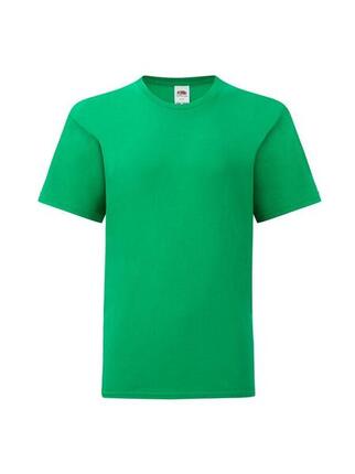 Fruit of the Loom Iconic 150 T koszulka dziecięca Verde 3-4 lata