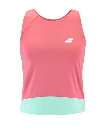 Babolat Top Perf Corail - Brassière crop sans coutures