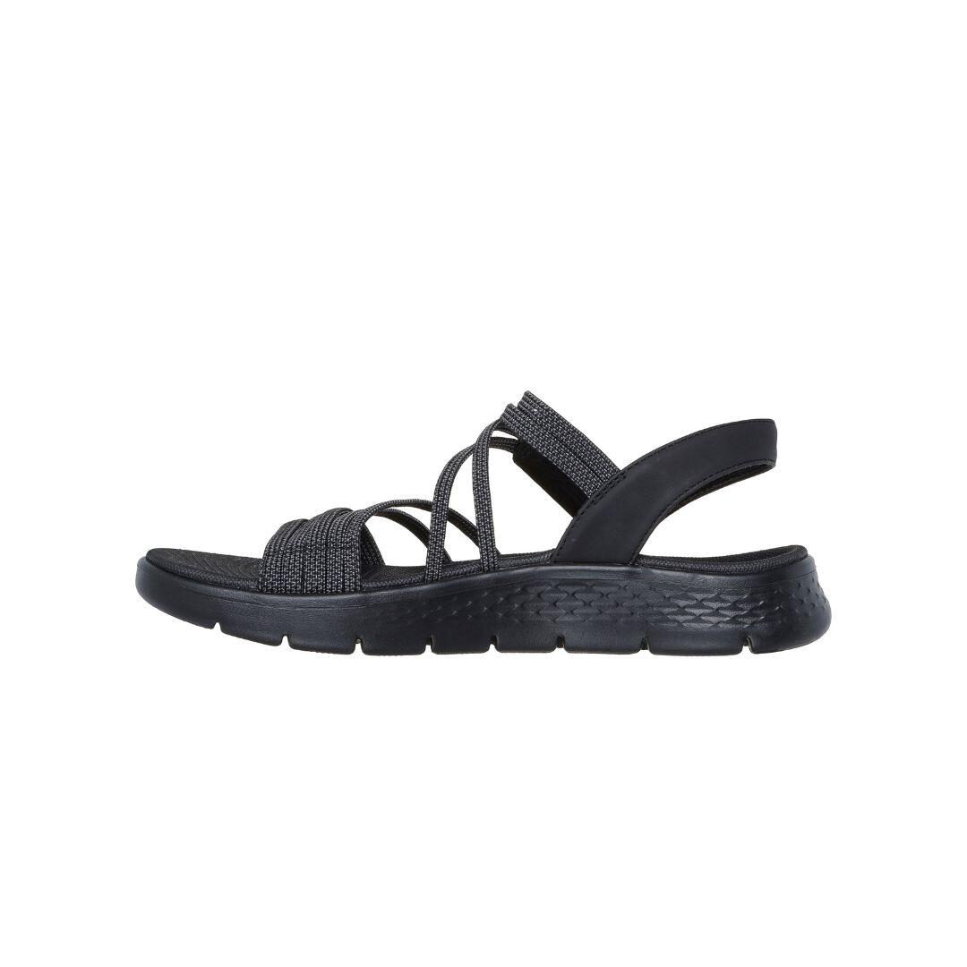 Sandalias deportivas mujer Skechers GO WALK Flex con velcro para caminar 3/4