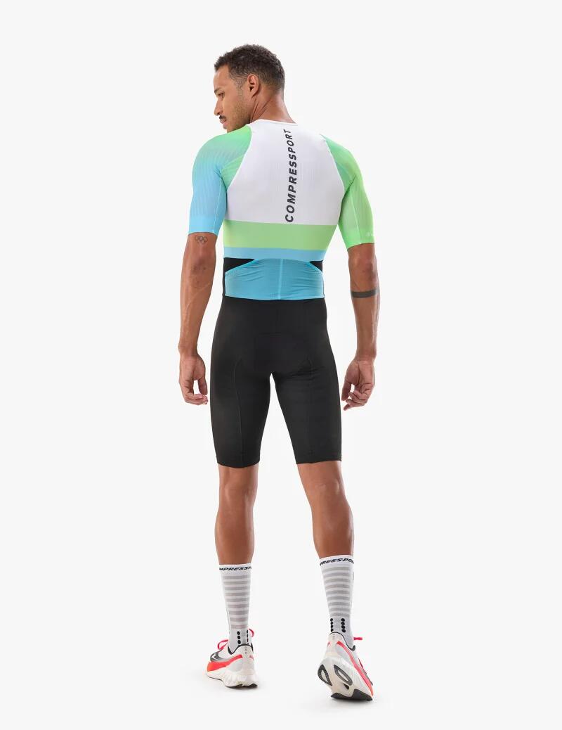 Trifonction Triathlon Homme Compressport Stream SS Trisuit 2/4