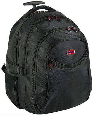 Zaino con ruote Rebels Driver Pro Nero