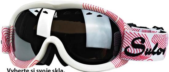 Masque de ski Junior Sulov Passo Blanc-rose Rose