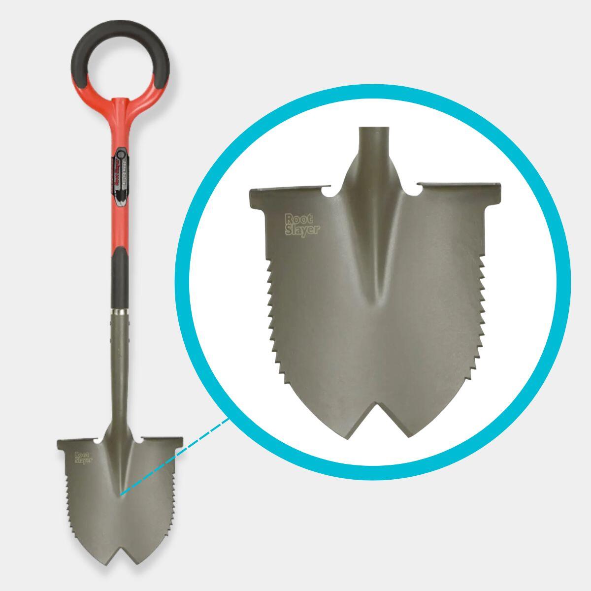 Root Slayer - Multifuntionele ronde tuinspade met V-mes 2/2