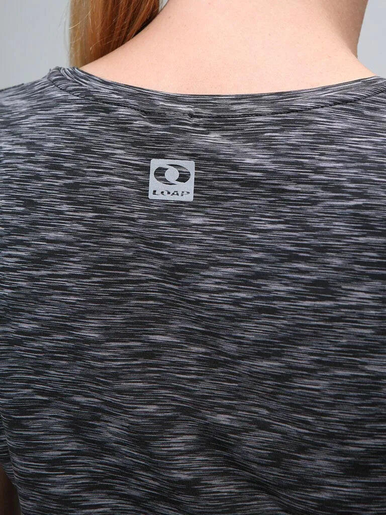 T-shirt femme Loap Marlona gris marl 7/7