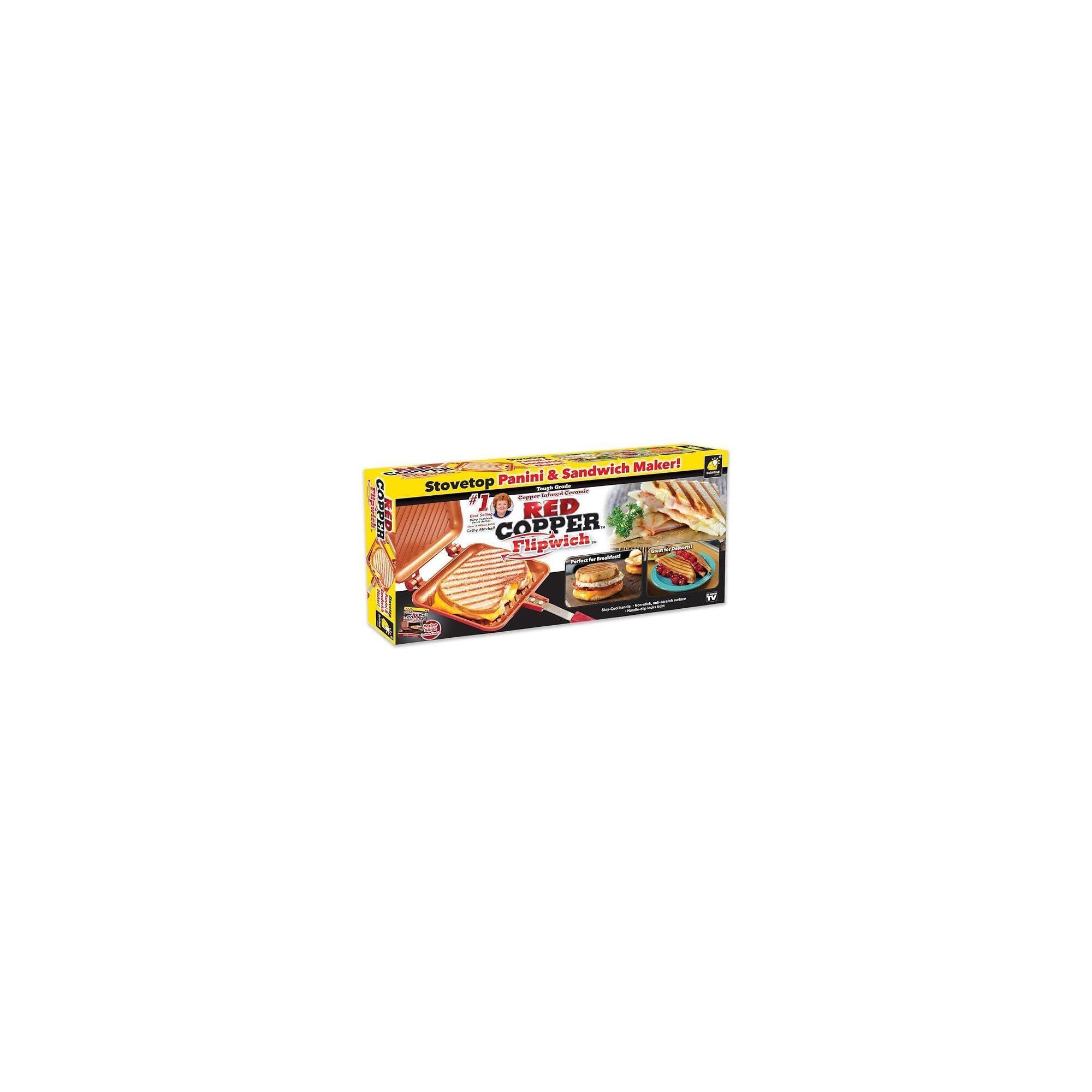 Red Copper Flipwich sandwich maker - Bulbhead