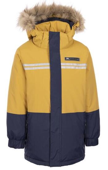 2058 Laytone - Veste imperméable enfant 5/6 ans, capuche et fourrure amovibles