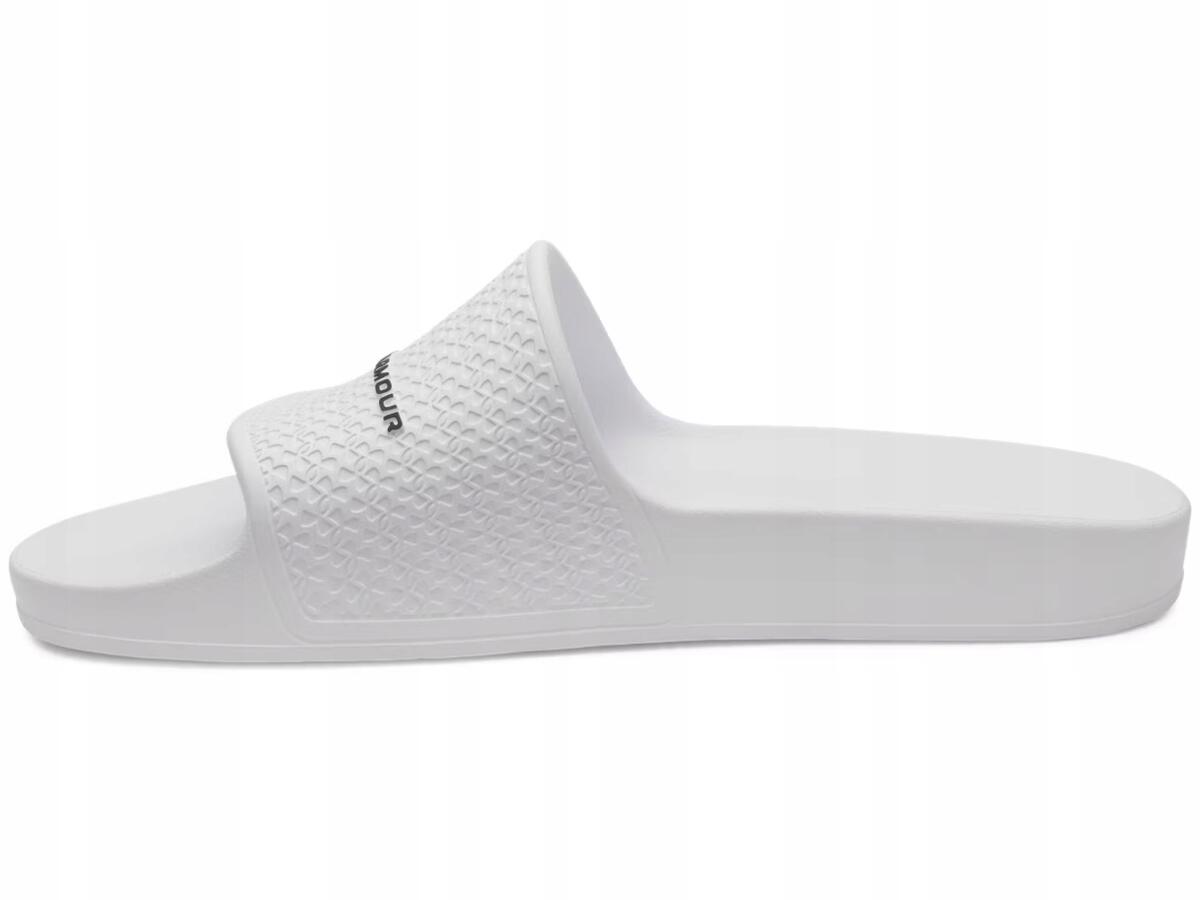 Klapki Męskie Under Armour Sportowe Białe Na Lato Basenowe 3/6