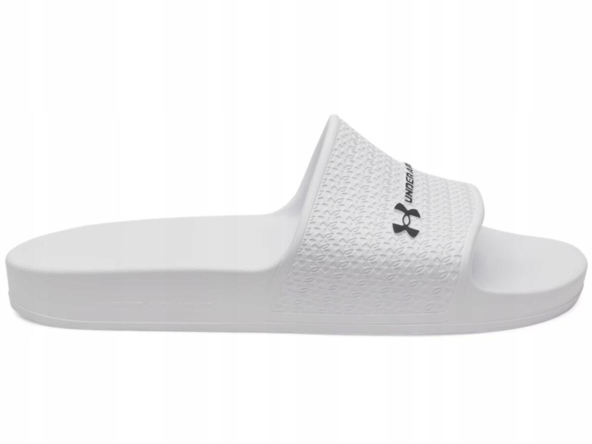 Klapki Męskie Under Armour Sportowe Białe Na Lato Basenowe 1/6