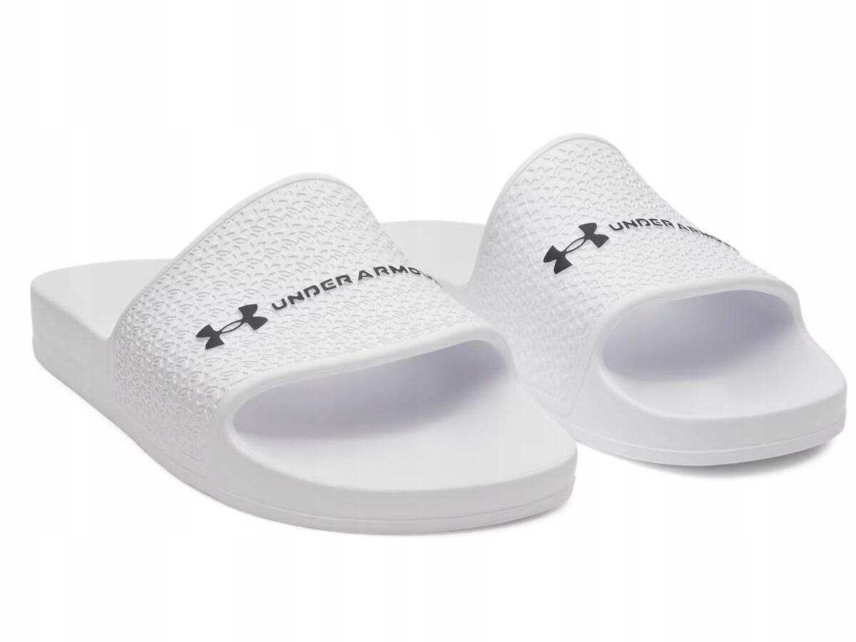 Klapki Męskie Under Armour Sportowe Białe Na Lato Basenowe 4/6
