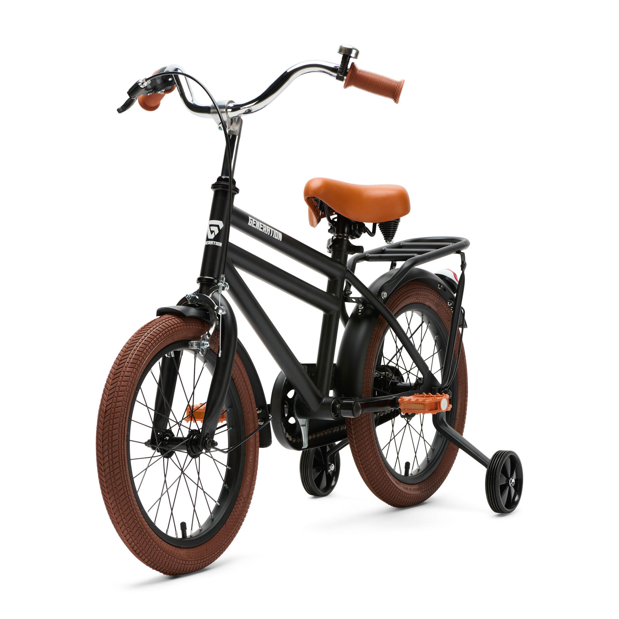 Generation City 16 Zoll Mattschwarz – Kinderfahrrad 2/4