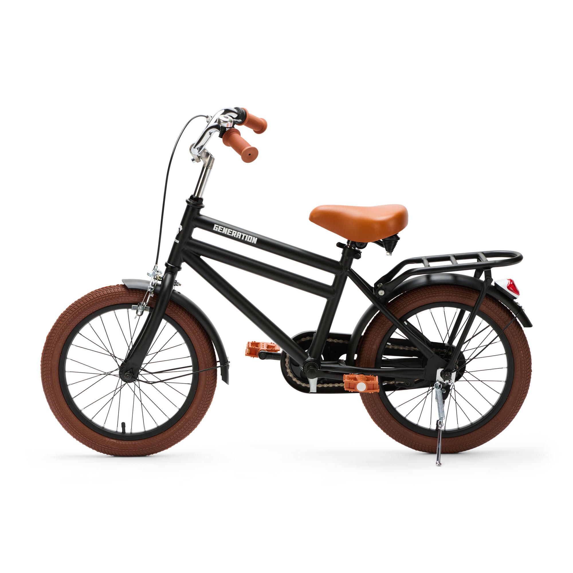 Generation City 16 Zoll Mattschwarz – Kinderfahrrad 4/4