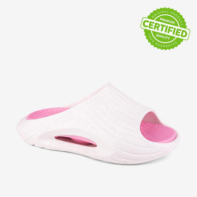 Ciabatte donna Coqui Galaxy bianco con soletta rosa