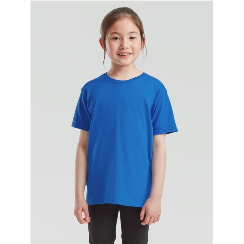 T-shirt ragazza Fruit of the Loom Iconic 150 T rossa 3/7