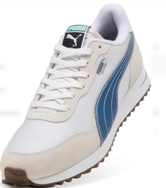 Chaussures de golf pour homme Puma Helsinki G, beige et bleu 6/6