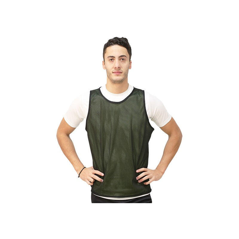 Plastron d'entraînement réversible Unisex Noir/Jaune Fluo JUNIOR 6/7