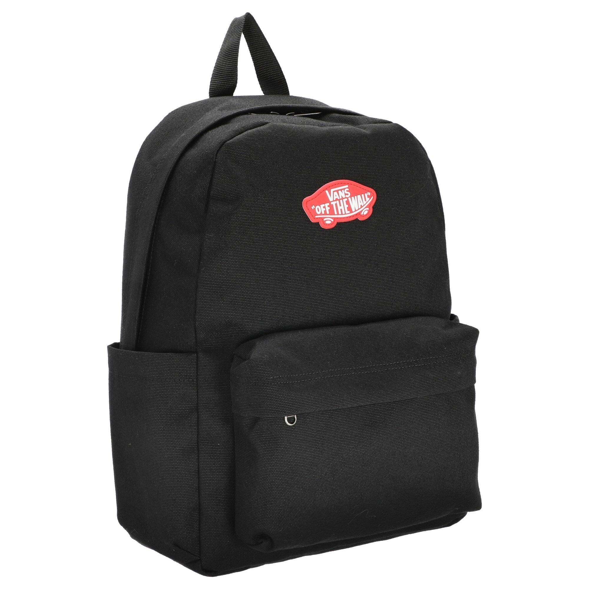 VANS Old Skool Backpack VN000H56 A2T Rucksack mit Laptopfach schwarz/Rot 5/6