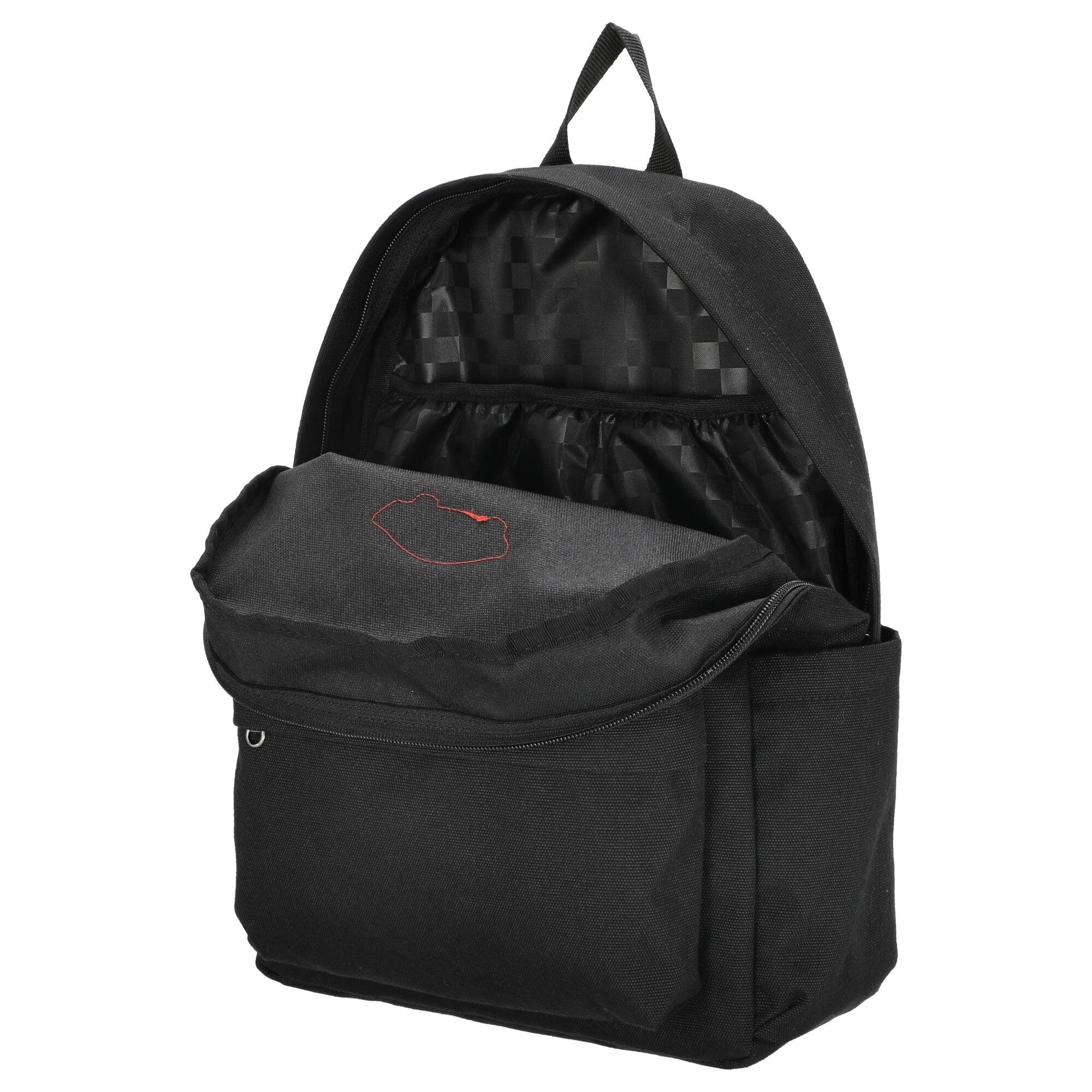 VANS Old Skool Backpack VN000H56 A2T Rucksack mit Laptopfach schwarz/Rot 6/6